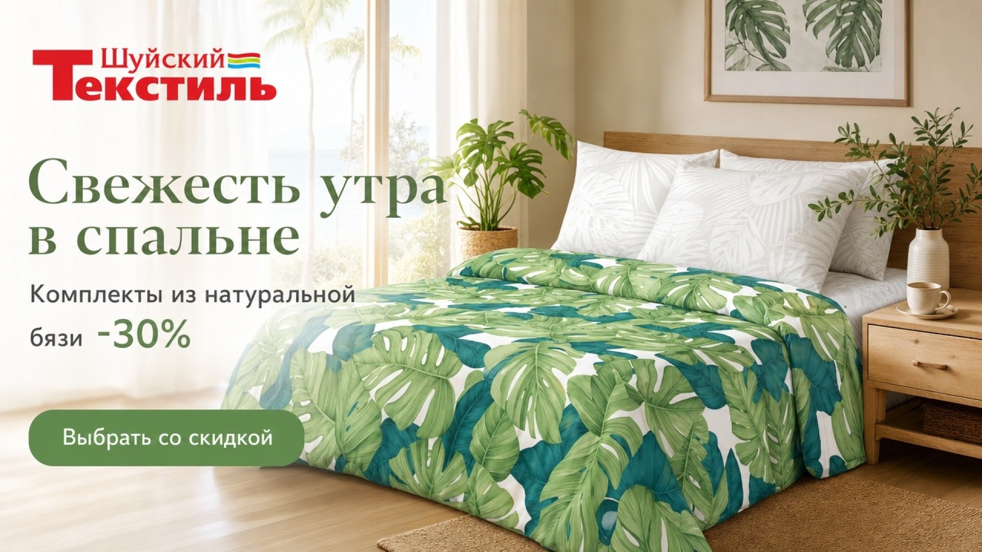 Уютная выгода: комплекты из бязи со скидкой 30%
